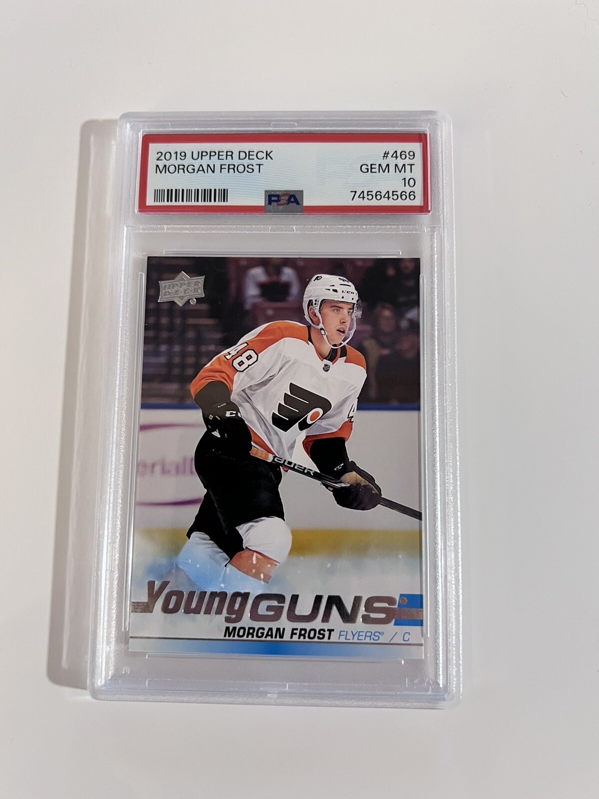 2019-20+Upper+Deck+-+Young+Guns+%23469+Morgan+Frost+%28RC%29 for sale