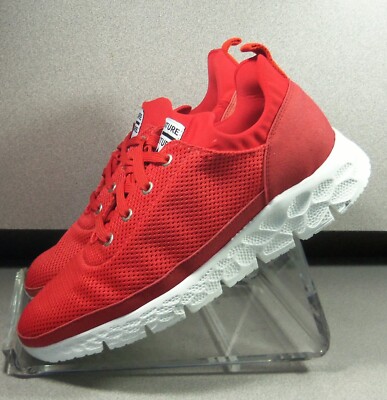 ONYX RED MMSP70 MEN'S SIZE US 8 EU 7.5 SHOES MESH SNEAKER LACE UP BY MEPHISTO
