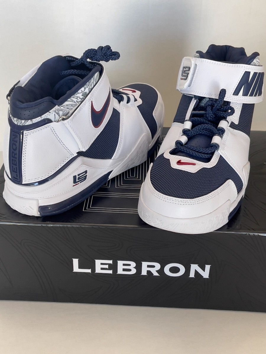 Nike LeBron Zoom 2 Midnight Blue Mens Size 9.5 DR0826 100 | eBay