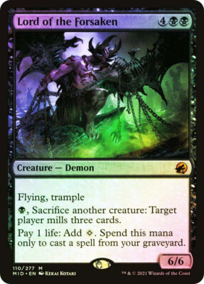 MTG FOIL Lord of the Forsaken - Innistrad: Midnight Hunt #110 | eBay