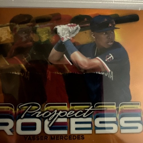 2023 Bowman Chrome Yasser Mercedes #PRP14 Prospect Process Orange Ref /25 PSA 10 - Picture 9 of 16