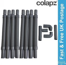 Colapz Flexi Extendable Waste Pipe 28mm & Double Adaptor Kit Motorhome - 80030