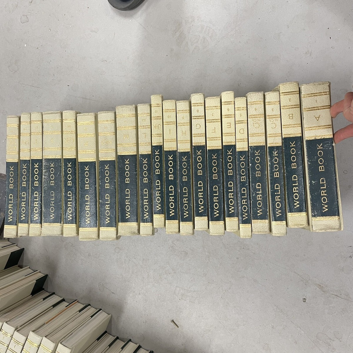 Vintage English 1964 The World Book Encyclopedia 20 Book Set