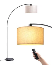 EDISHINE Modern Floor Lamp Metal Standing Lamps Hanging Shade for Living Room