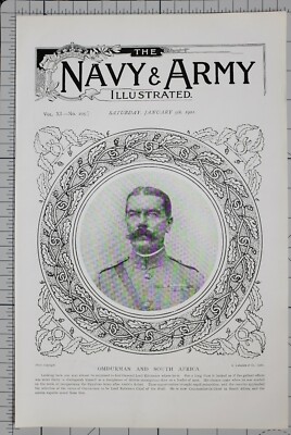 1900 Aufdruck General Lord Kitchener Omdurman & Südafrika