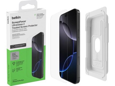 Belkin ScreenForce Ultraglass 2 Treated Screen Protector For iPhone 16 Pro/Max