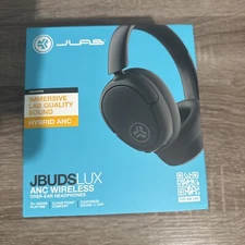JLAB-JBUDS LUX ANC WIRELESS O/E GRAPHITE IMMERSIVE LAB QUALITY SOUND HYBRID ANC.