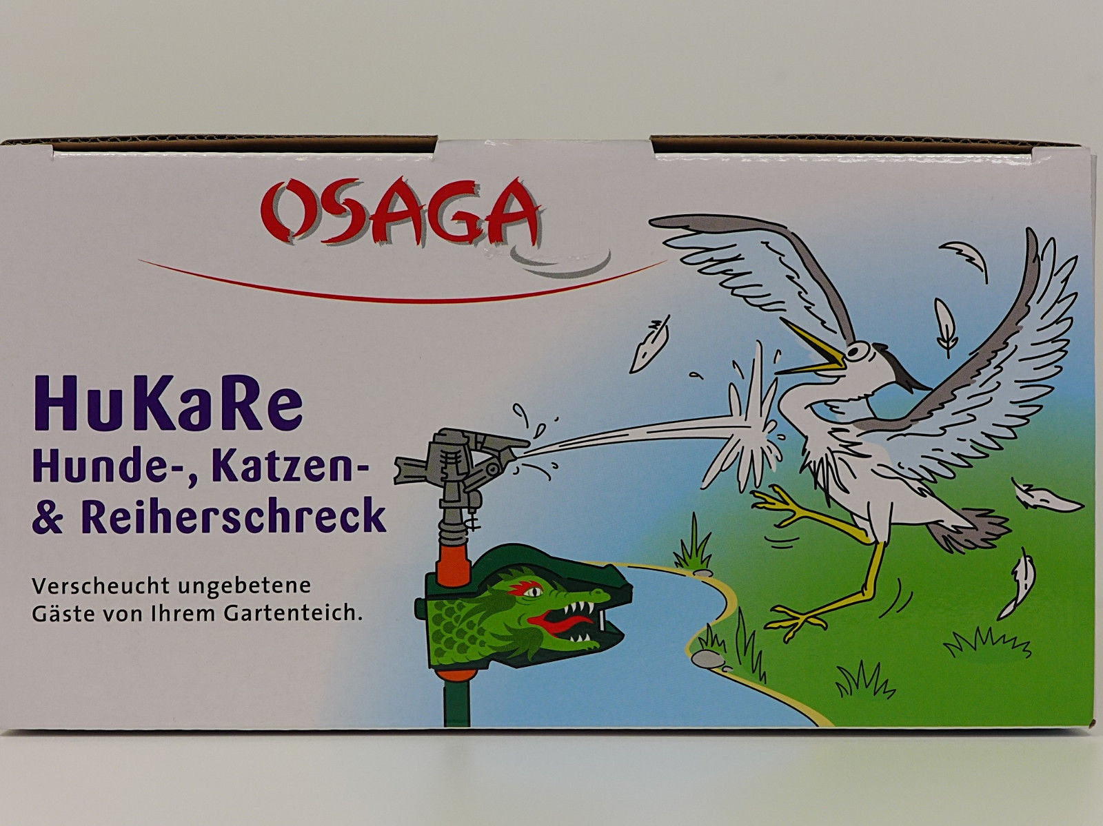 Osaga Hunde Katzen Reiherschreck Fischreiher Abwehr f.Teich Gartenteich