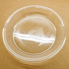 VINTAGE PYREX GLASS BAKING PIE PAN DISH #210 22CM CLEAR GLASS. FLAT RIM.