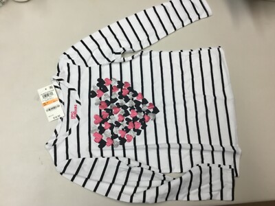 Epic Threads - Hearts Forever Gilrs Bright White Pullover 