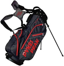 Support de sac de golf PYKES PEAK type noir + rouge PP-01-SERIES / PP-2.0 PP6...