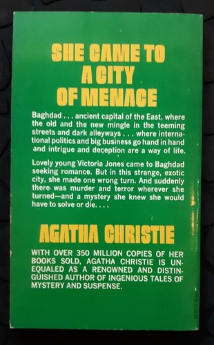 They Came to Baghdad by Agatha Christie 1974 Vintage Paperback - Near New - Picture 2 of 3