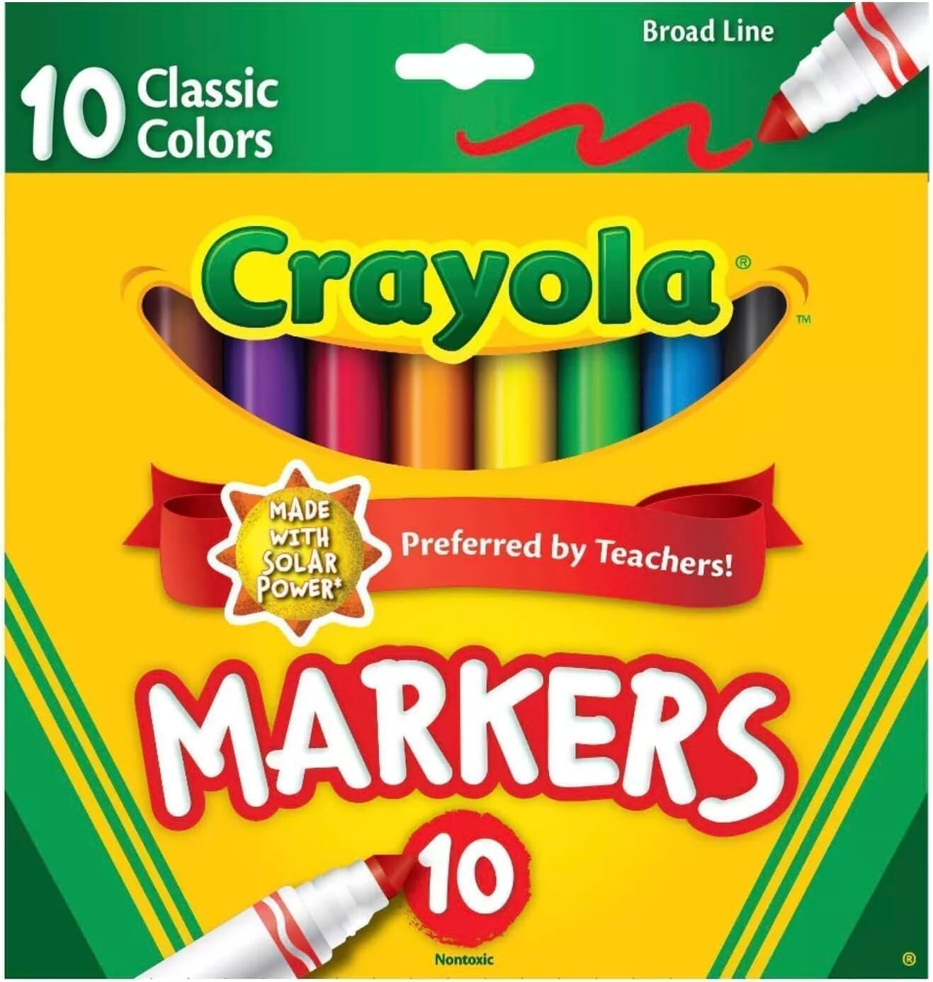 Crayola Assorted Classic Broad Tip Markers