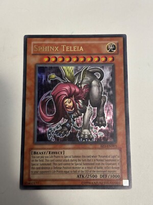 Spinx Teleia Yu-Gi-Oh! TCG - Sphinx Teleia EP1-EN003 - Unlimited Rare Holo LP | eBay