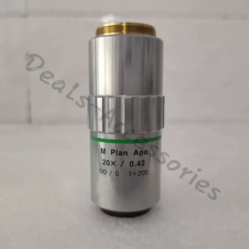 used Mitutoyo M Plan Apo 20X/0.42 ∞/0 f=200 objective lens PLC MOUDLE (1PCS)
