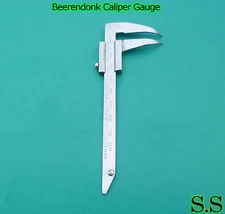 Beerendonk Caliper 0-80mm Measuring Dental Lab Instruments