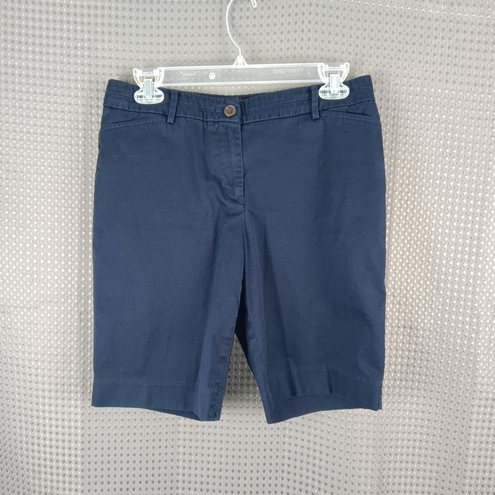 Talbots Petites The Perfect Short Navy Bermuda Shorts Women's 6P