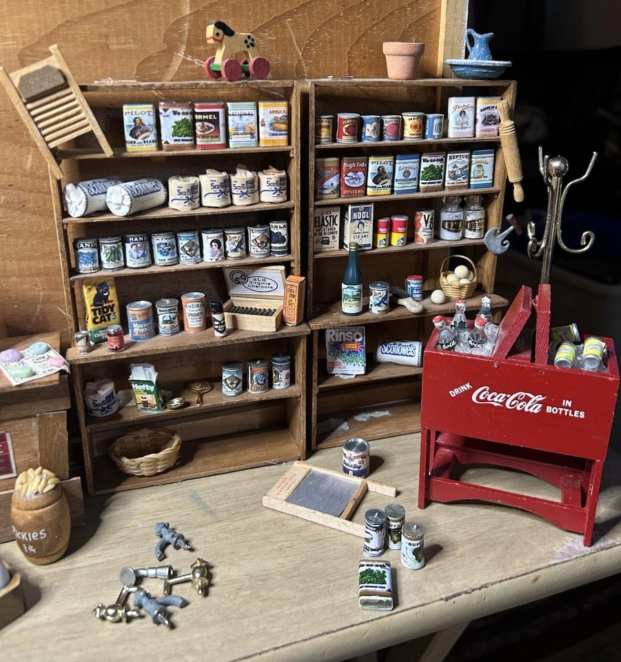 Vintage 1:12 Scale General Store Contents Miniatures - Image 3 of 4