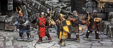 Frostgrave Knights Sprue   x5 28mm Fantasy Miniatures North Star 