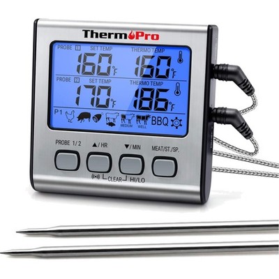 TP17 Digital Barbecue Thermometer Roasting Thermometer Meat Thermometer Oven ...