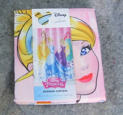 Disney Princess FABRIC Shower Curtain NEW Kohls Limited Edition