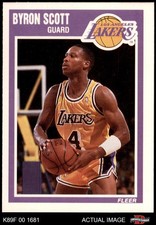 1989 Fleer #78 Byron Scott Lakers Arizona St 8 - NM/MT