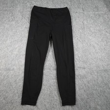 Yogalicious Lux Leggings Women Large Black High Waist Side Pockets Athletic Yoga