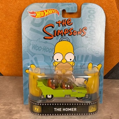 Hot Wheels The Simpsons The Homer Diecast Car Retro Entertainment DJF41 Green