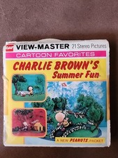 gaf View-Master B548, Charlie Brown's Summer Fun, Cartoon Favorites 3 Reel Set
