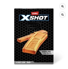 Zuru XShot: X-Shot Pro, 1 Half Clip and 1 Full Clip. Clips Only. New Fast Ship