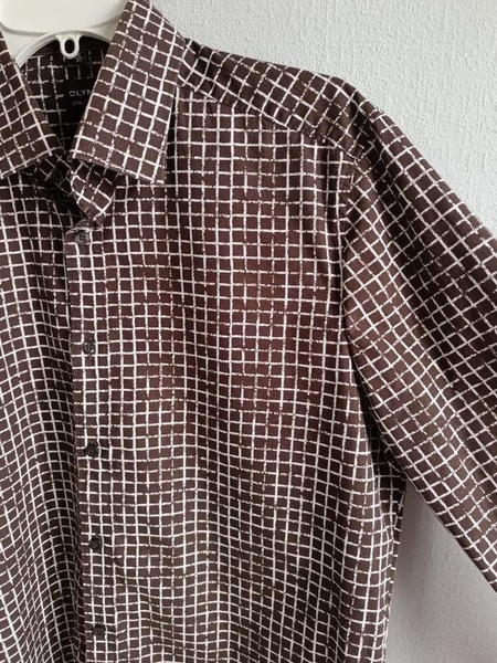 Men Olymp Shirt White Cotton 38 / M / 46 #BWV1