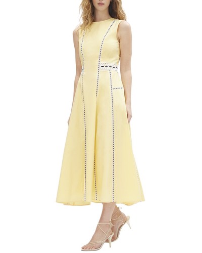 Tanya Taylor Sloane Dress Women's Yellow 00