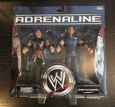 WWE WWF Adrenaline Jakks Series 17 Super Crazy & Psycosis 2 pack