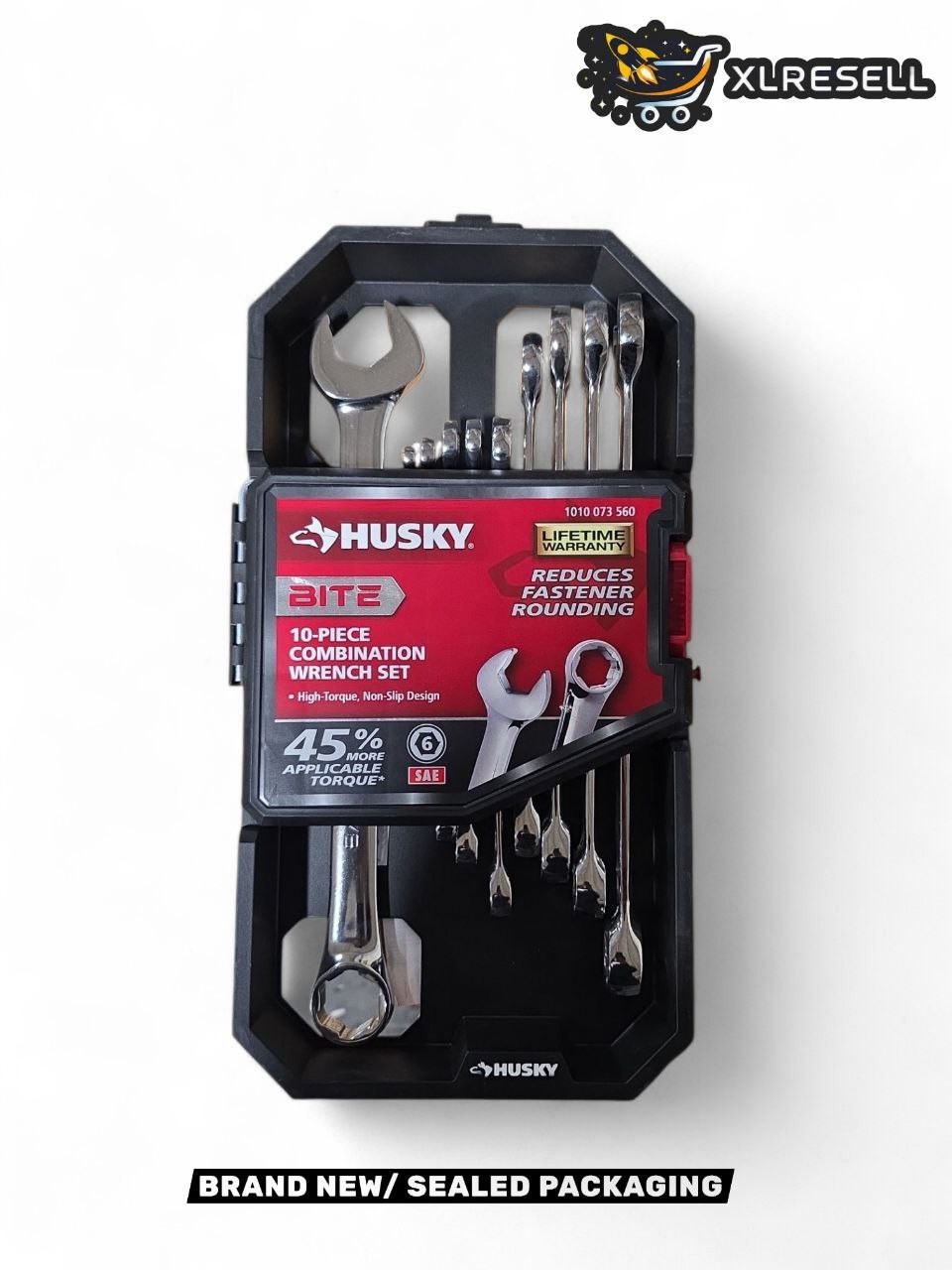 Husky BITE SAE Combination Wrench Set (10-Piece) # HBCW10XLS