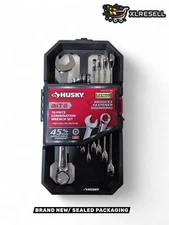 Husky BITE SAE Combination Wrench Set (10-Piece) # HBCW10XLS