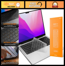Premium Ultra Thin Keyboard Cover Protector for MacBook Pro/Air 13"/15" - Clear