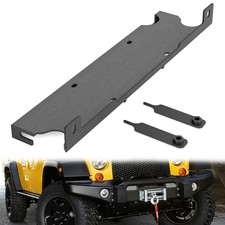 Front Winch Mounting Plate For 20072018 Jeep Wrangler Jk Jku12000 Lbs Capacity