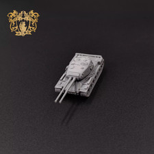 3D Printed 1/144 Soviet Is-2 Ii Heavy Tank Uncolored Model