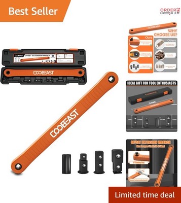 Offset Extension Wrench High Carbon Steel Impact Ready 13.4 inch Universal