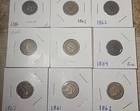 1860s Indian Head Cent United States Coin Collection Nickel