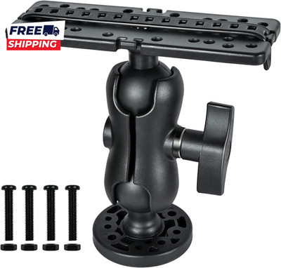 Fish Finder Mount Base  Universal 360° Rotation Ball-Mount Fish Finder Bracket