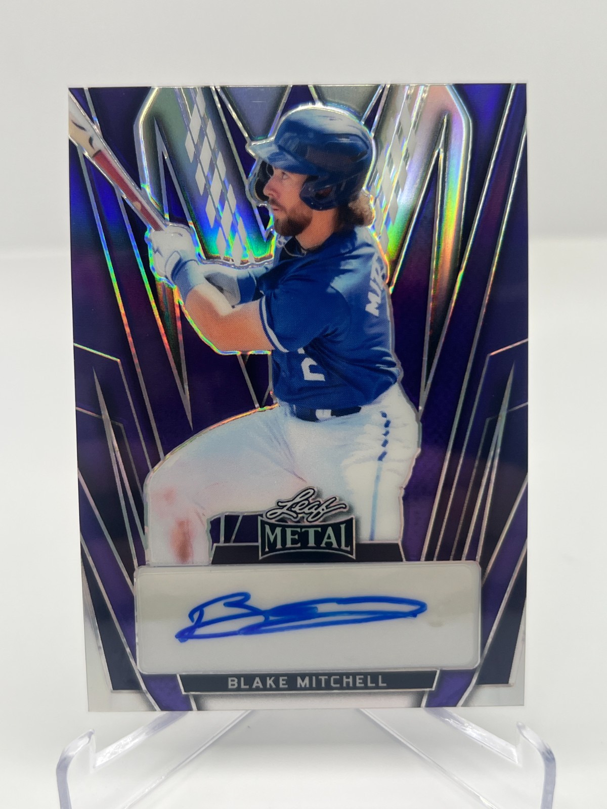 2024 LEAF METAL BLAKE MITCHELL 6/15 AUTOGRAPH BA-BM1 ROYALS