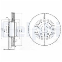 2X Bremsscheibe Vorne FüR Audi A6 4F 2.8 3.0 3.1 4.2 04 Bis 11 Delphi Neu BNG