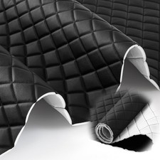 2.1 Yards Diamond Quilted Vinyl Headliner Material 55 In Wide Faux Leather With