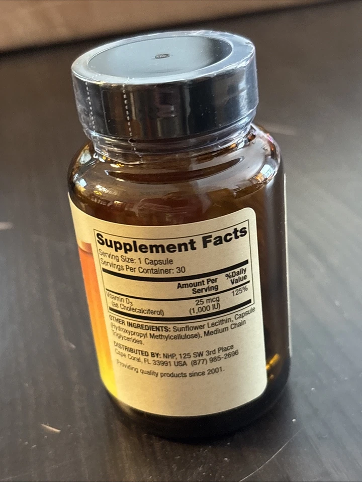 Vitamina D D3 Liposomal 1000 UI Dr. Mercola Suministro 30 Días 30 Cápsulas Suplemento Foto 2 de 2
