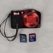 NICE Nikon Coolpix L610 16.MP Digital Camera 14x Optical Zoom Full HD Red 
