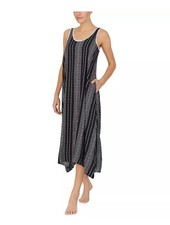DKNY Printed Maxi Chemise Nightgown