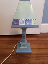 Vintage Disney Sleepy Pooh Nursery Lamp Butterfly Bee Leaf Design Nursery Lamp