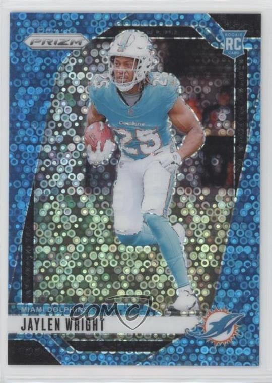 2024 Panini Prizm Rookies No Huddle Blue 35/99 Jaylen Wright #348 Rookie RC 1bi0
