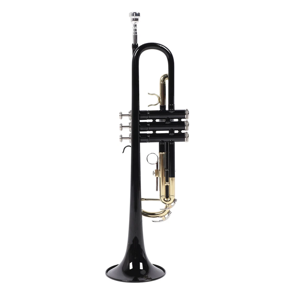 Trumpet Bb Brass Instrument Standard Set For Beginners Band Professional Perform - Bild 4 von 4